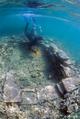 Snorkeling in the sunken city of Epidavros