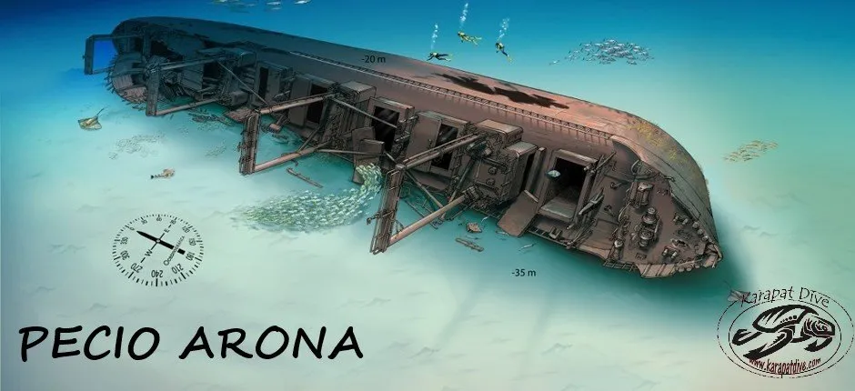 Pecio Arona Karapat Dive Gran Canaria Pecio Arona Karapat Dive Gran Canaria